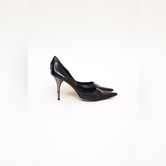 Michael Kors Women's Black Patent Leather Iona Pump Sz. 10 - Picture 4 of 5